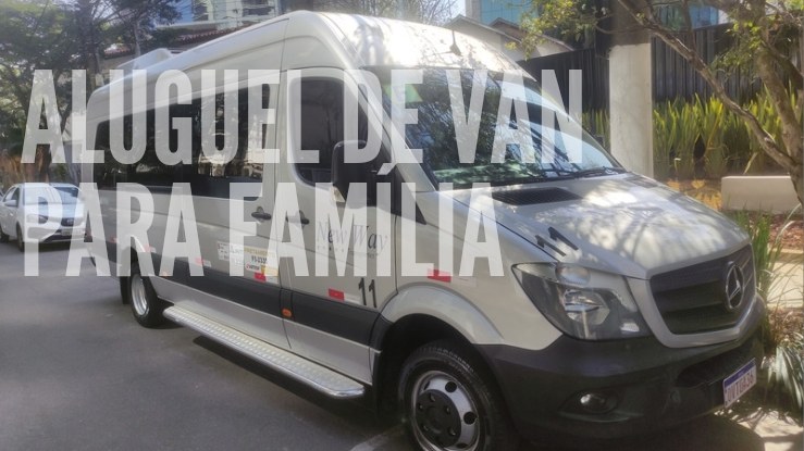 alugar van para família