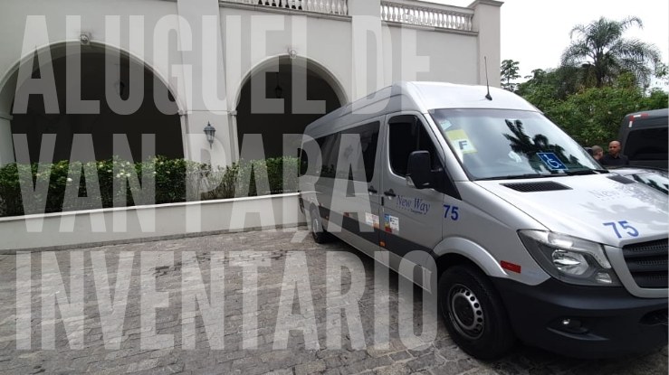 Alugar van para Inventário