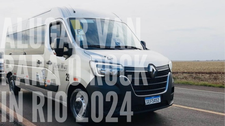 Aluguel de van para o rock in Rio 2024